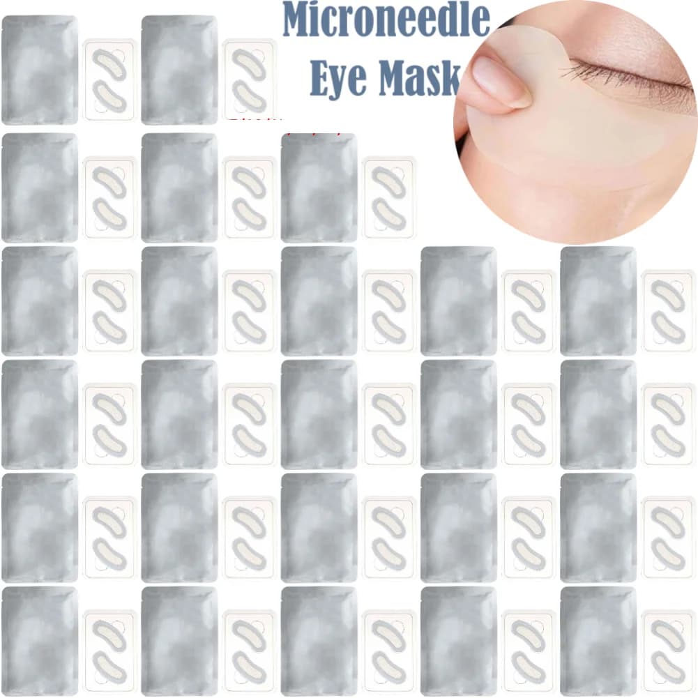 0.2mm Micro-needle Eye Patch Mask with Hyaluronic Acid & Collagen for Anti-Wrinkle&Dark Circle Deep Hydration Eye Mask Eye Care