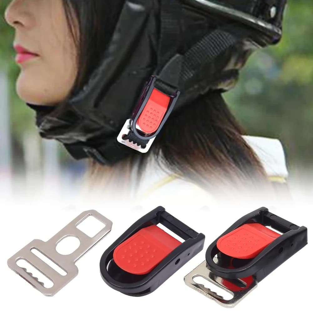 Bike helmet Lock Buckle Clip Underground Safety Protect bicycle helmets Buckle Fast release Parts of motorcycle equipment