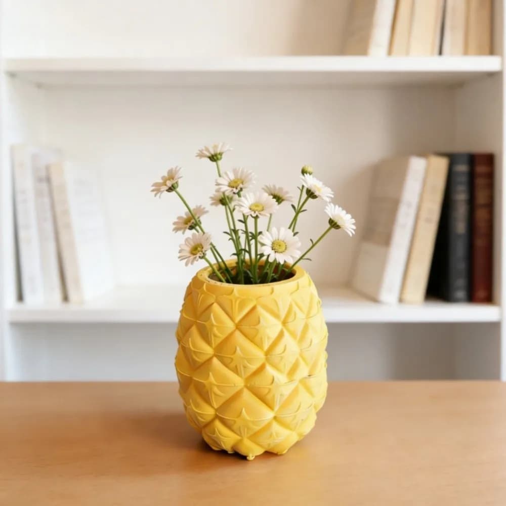 Portapenne a Forma di Frutta Stampato in 3D, Contenitore Multifunzione Creativo per Pennelli da Trucco, Ornamenti per Decorazione Casa