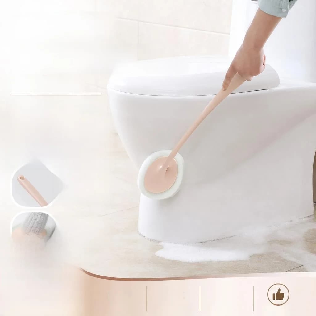Hotel Grade Toilet Brush Soft Bristle No Shedding Wall Mounted Hole Free New 2026 Model Family Personal Cleaning Tool