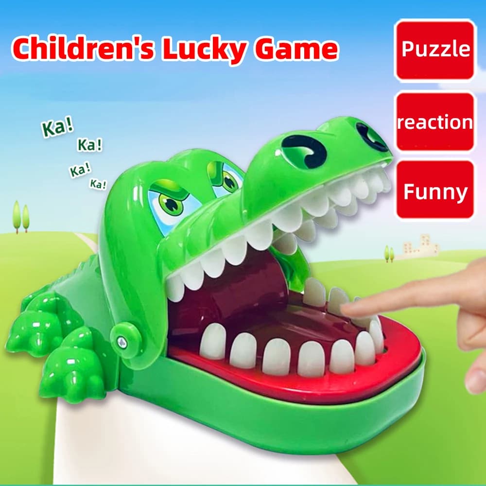 Crocodile teeth Toys Crocodile punches for children Dite Reaction Training News Lucky game for children Make-up Decompression Toy