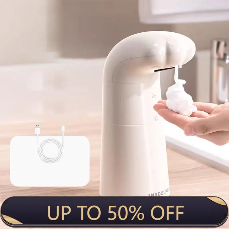 Soap Dispenser Cat Paw Automatic Foam Hand Sanitizer Automatic Sensing Household Hand Soap Dispenser Children's Bubble Machine