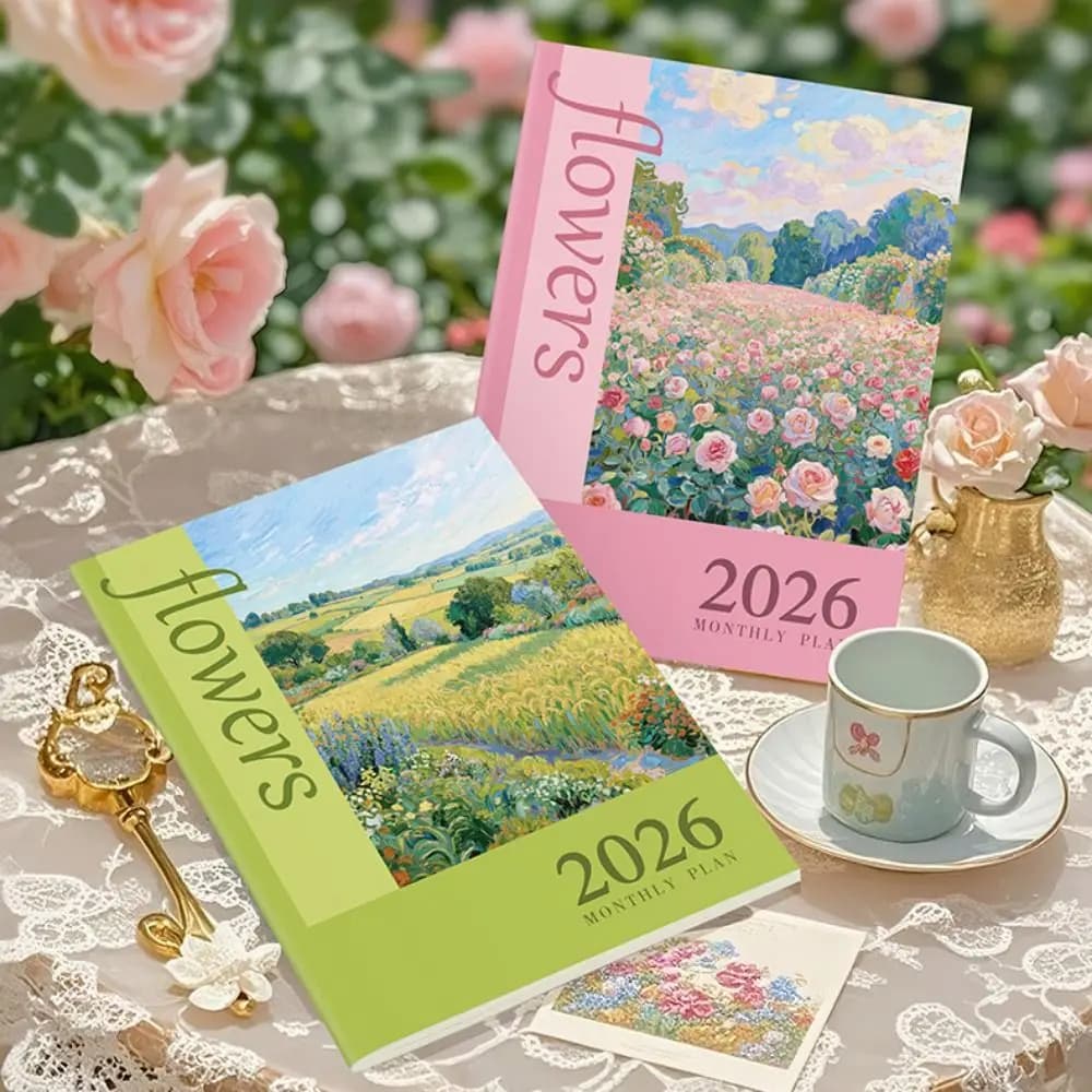 A4 A5 2026 Agenda Notebook 24 fogli Efficienza lavorativa Agenda Planner Piano di apprendimento Check-in 2026 Calendario Planner