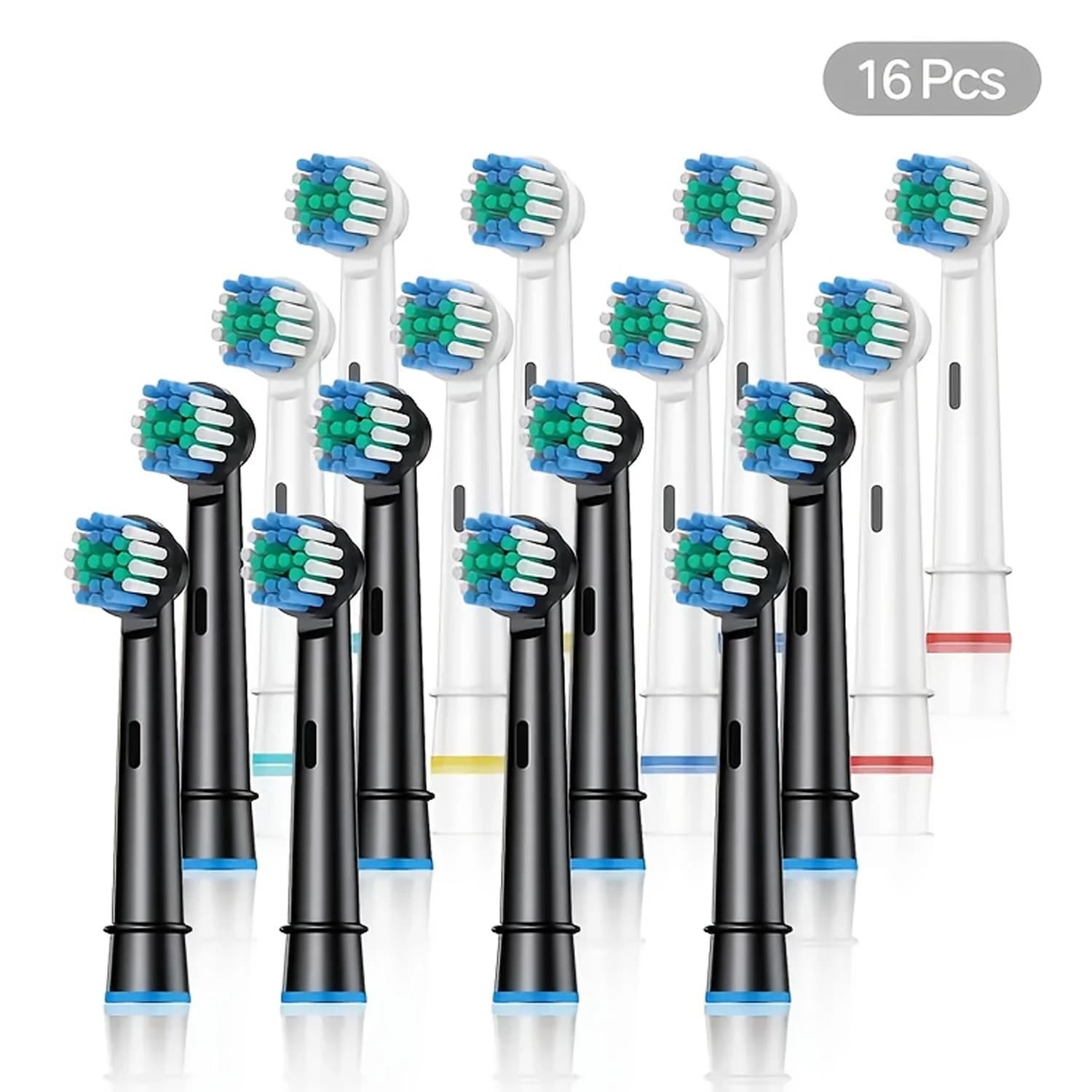 8/16 spare parts brush heads compatible with professional electric toothbrush heads Oral-B Braun