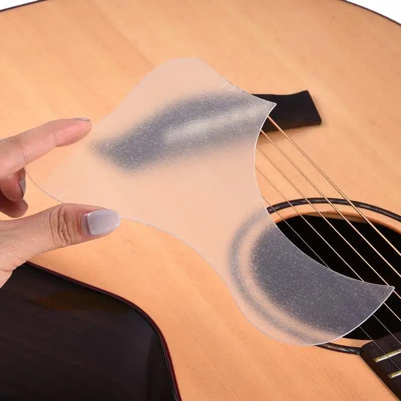 Battipenna per chitarra acustica trasparente Goccioline Protezioni per plettro autoadesive senza colla Adesivo Accessori per chitarra nuovi strumenti per chitarra