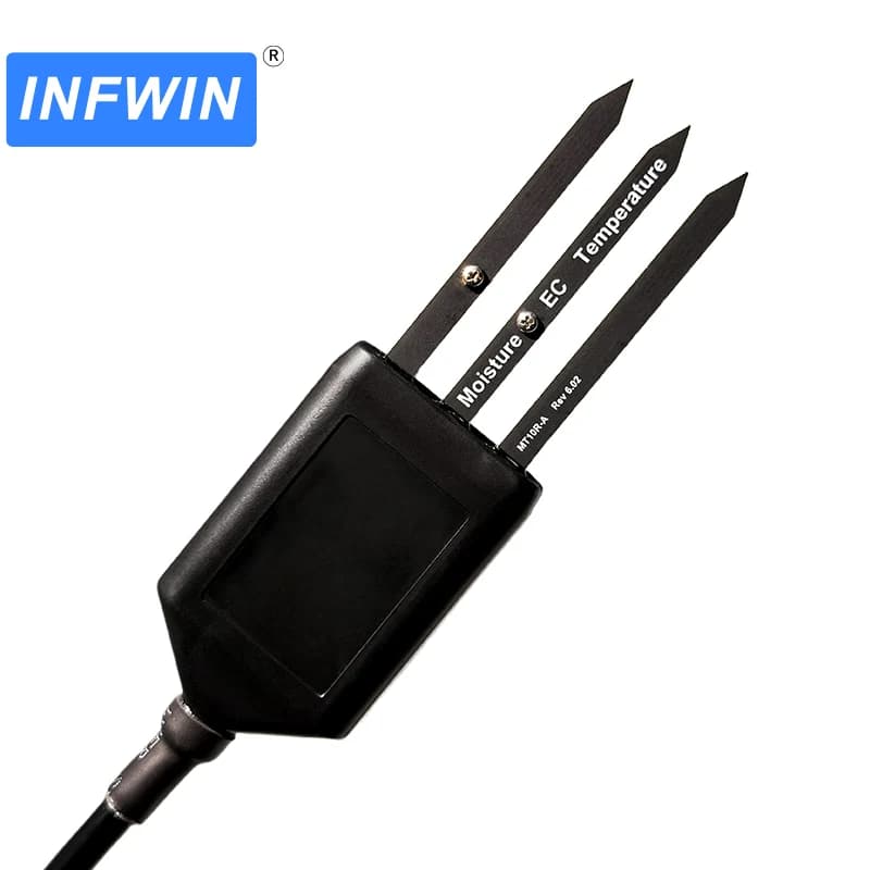 MT10A Soil Moisture Temperature EC Sensor. Green House Soil Sensor. SDI12