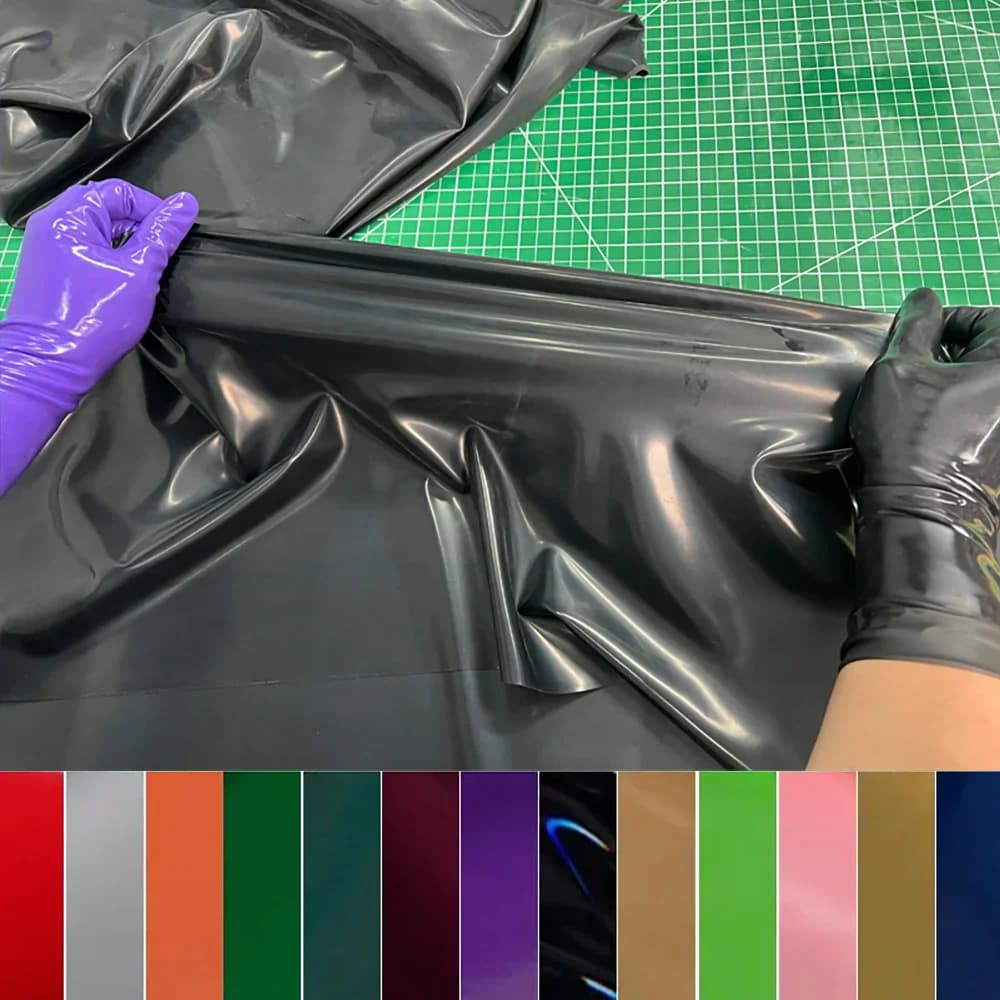 Rubber latex sheet width 120 cm (47 inches) to be used to make or repair clothes, costumes, essential oil, mattress lubrication, bedspread