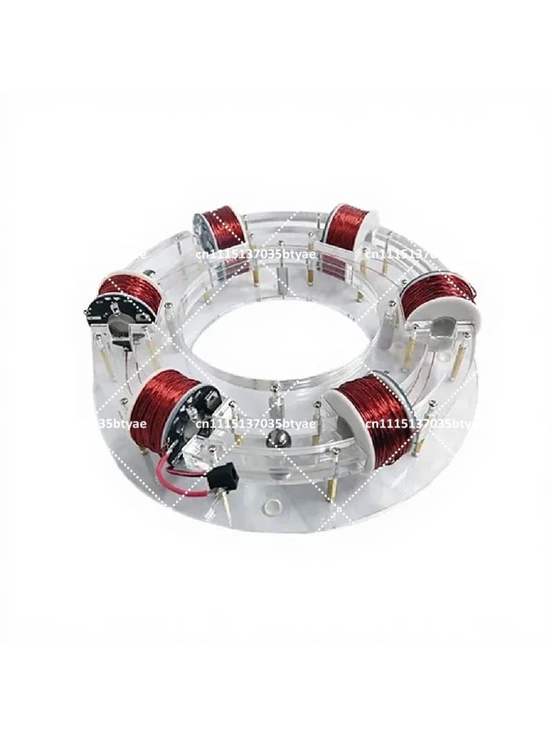 DC12V 8W Ring Accelerator Cyclotron Physics Model DIY Kit Educational Toy for Kids Gift