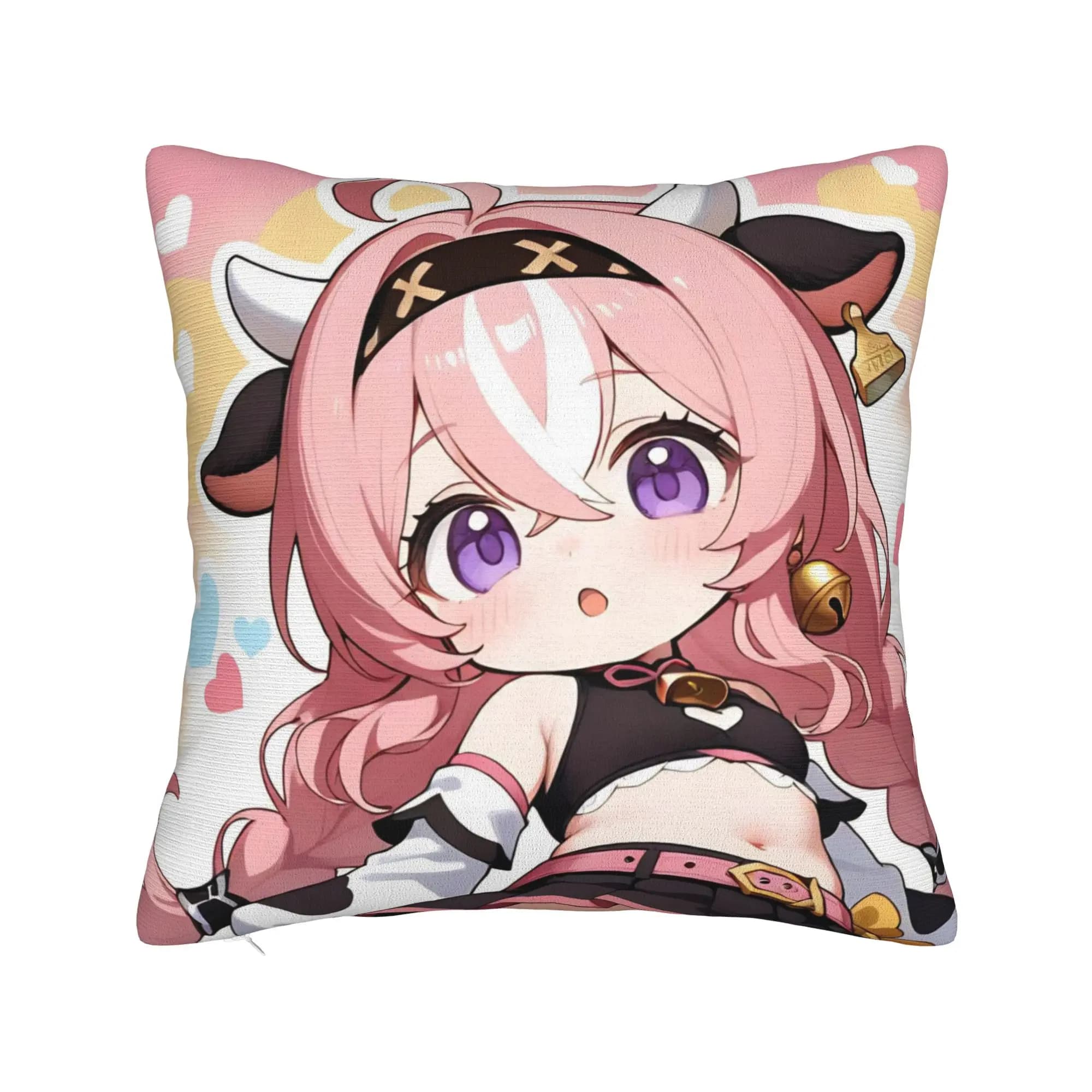 Fodere per cuscini decorative Trickcal C-Chibi Go Games Stuff, fodera per cuscino da divano con cerniera, multi-misura