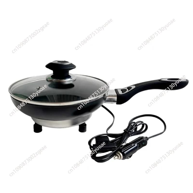 Solar 12v 24v DC hot sale pan with non-stick coating with battery power supply