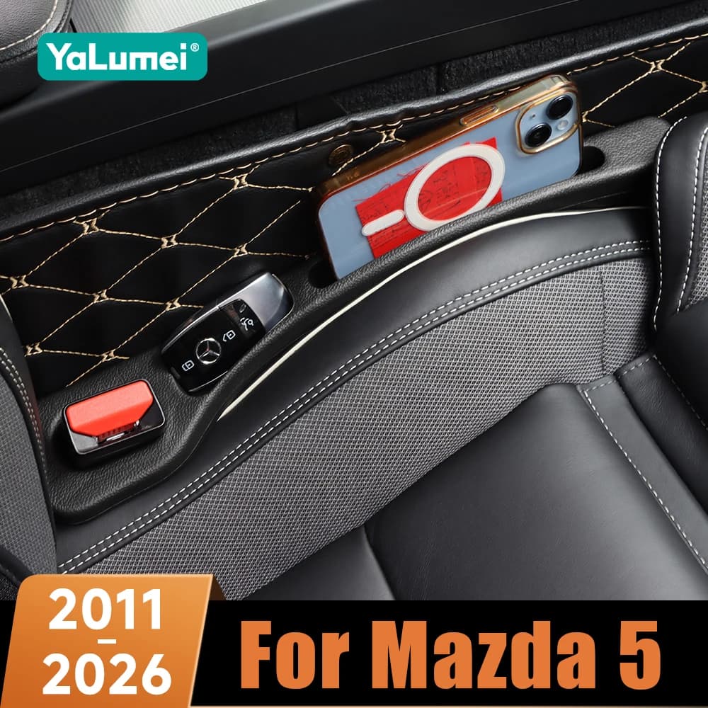 2PCS Seggiolino Auto Gap Filler A Prova di Perdite Striscia di Stoccaggio Organizzatore Accessori Per Mazda 5 Premacy 2011 2012 2013 2014 2015 2016-2026