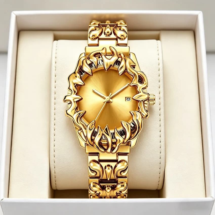 Orologio da Uomo Classico Claw Alabaster, Orologi Y2K con Calendario, Orologi da Polso al Quarzo, Regalo Maschile, Relogio Masculino, Spedizione Diretta