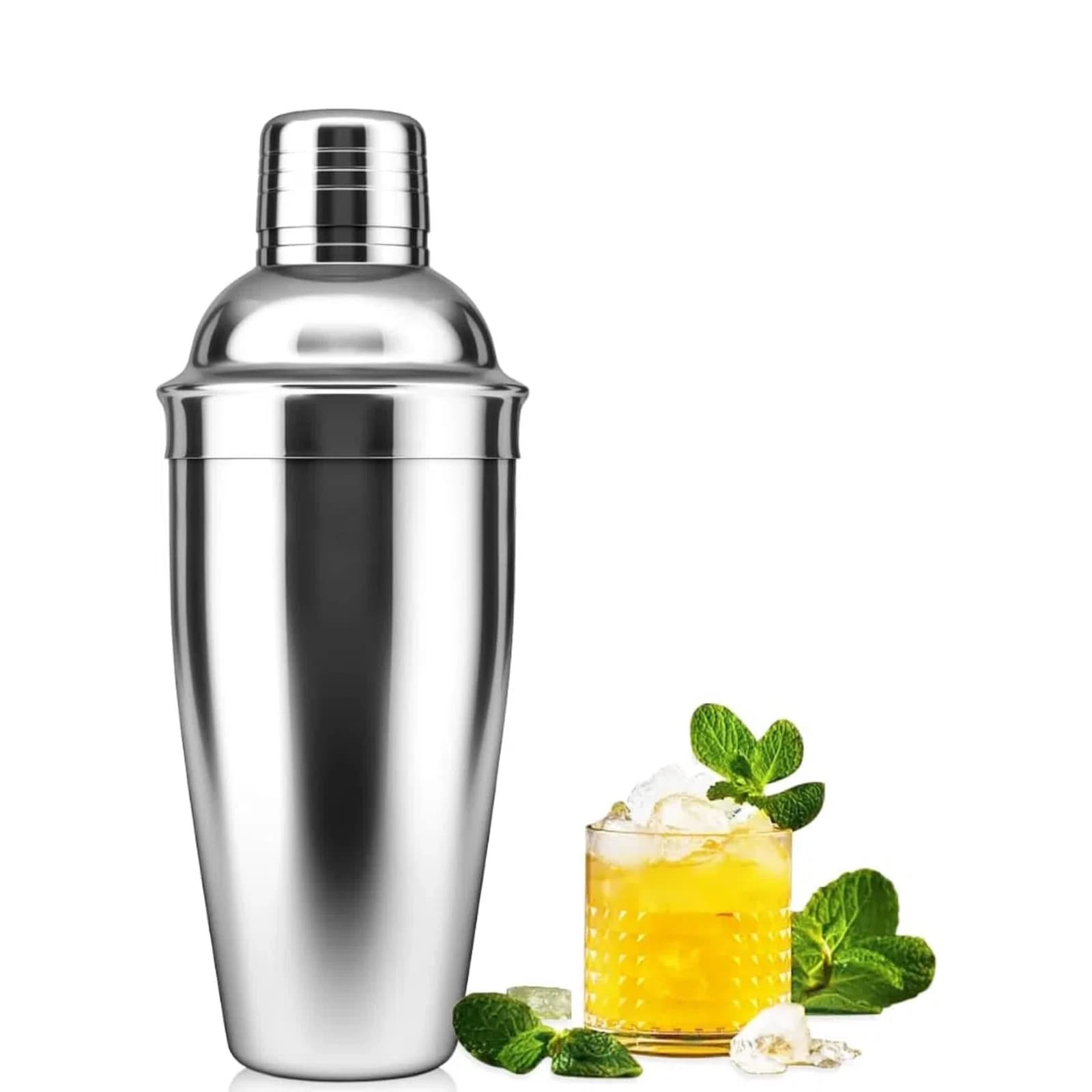Accessori da bar Strumento professionale per barista Doppia parete 350/550/750 ml Shaker per cocktail in acciaio inossidabile