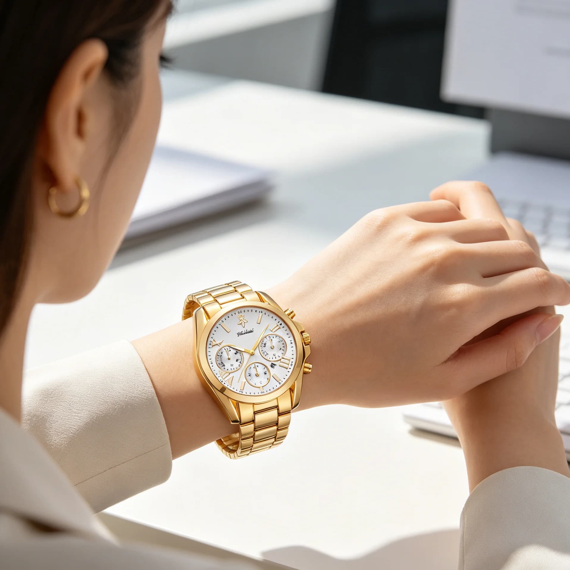 YaLaLuSi Orologio sportivo impermeabile alla moda per uomo/donna, orologio da polso al quarzo dorato di lusso delle migliori marche, spedizione gratuita
