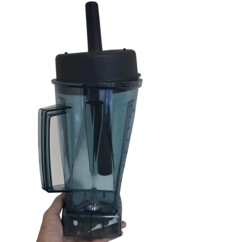 Contenitore per frullatore (con bastoncino per mescolare) per JIC Omniland 1 TM-800 767 JTC-767 800, tazza/bicchiere di ricambio per mixer