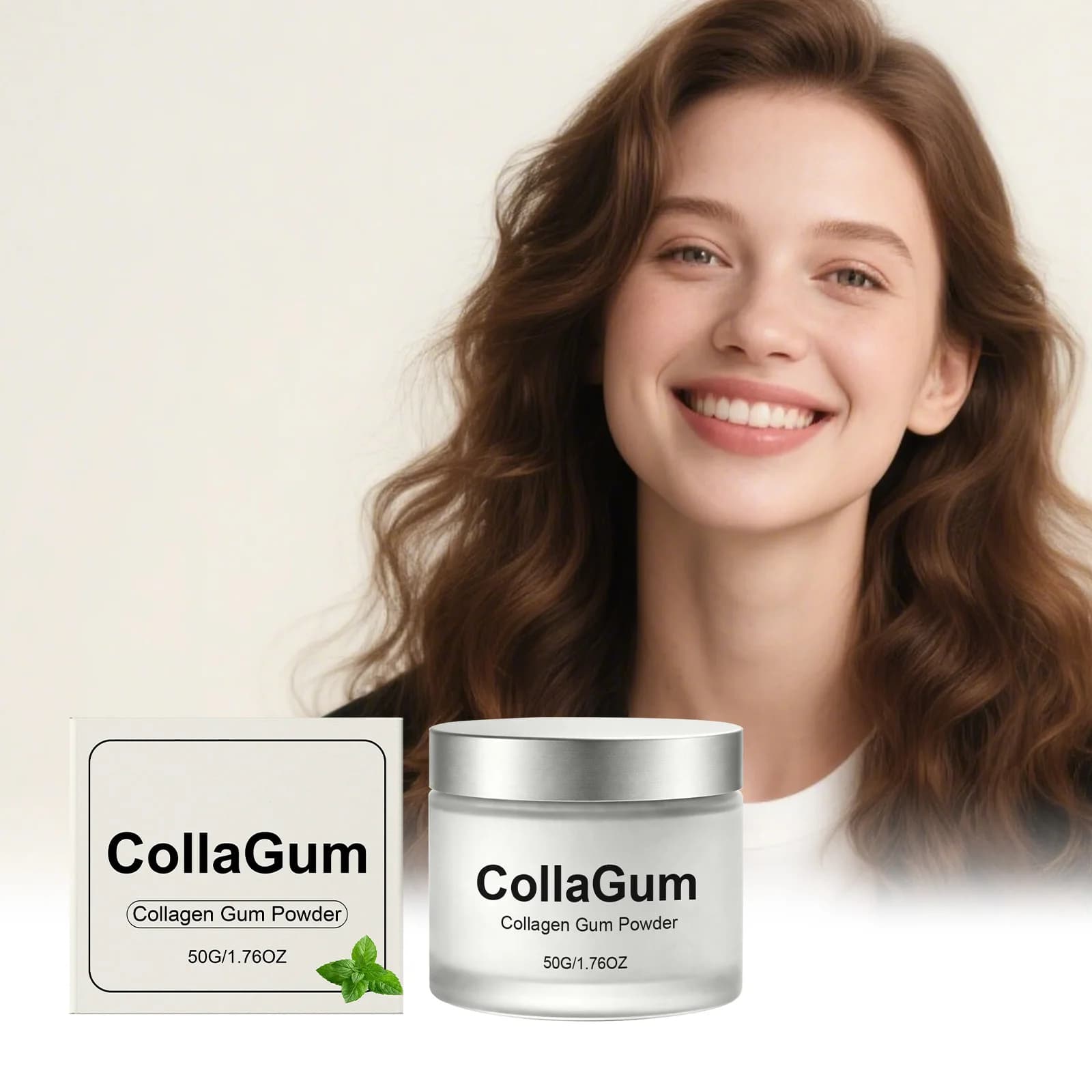 Collagen Care toothpaste - Gently removes superficial spots from the teeth, with smooth and soft powder for a refreshing daily care.