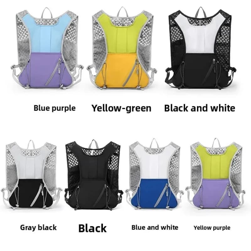 Outdoor water backpack for hiking, climbing, marathon and cycling, unisex light backpack