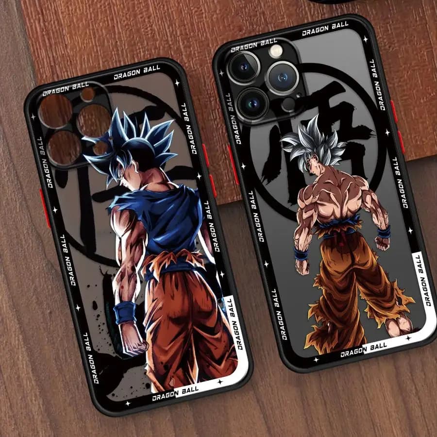 Custodia morbida per iPhone 13 Mini 11 11 Plus 16 12 15 Pro MAX 14 XS 8 7 SE XR 16 Plus 12Pro 14Pro Anime Goku con sangue caldo