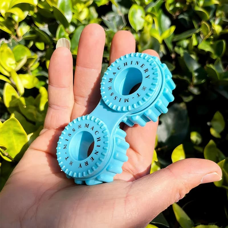 Nuovo Fidget Spinner a Catena di Bicicletta, Giocattolo Antistress per Ansia e ADHD, Gadget Divertente per Adulti e Bambini, Divertimento per l'Ufficio