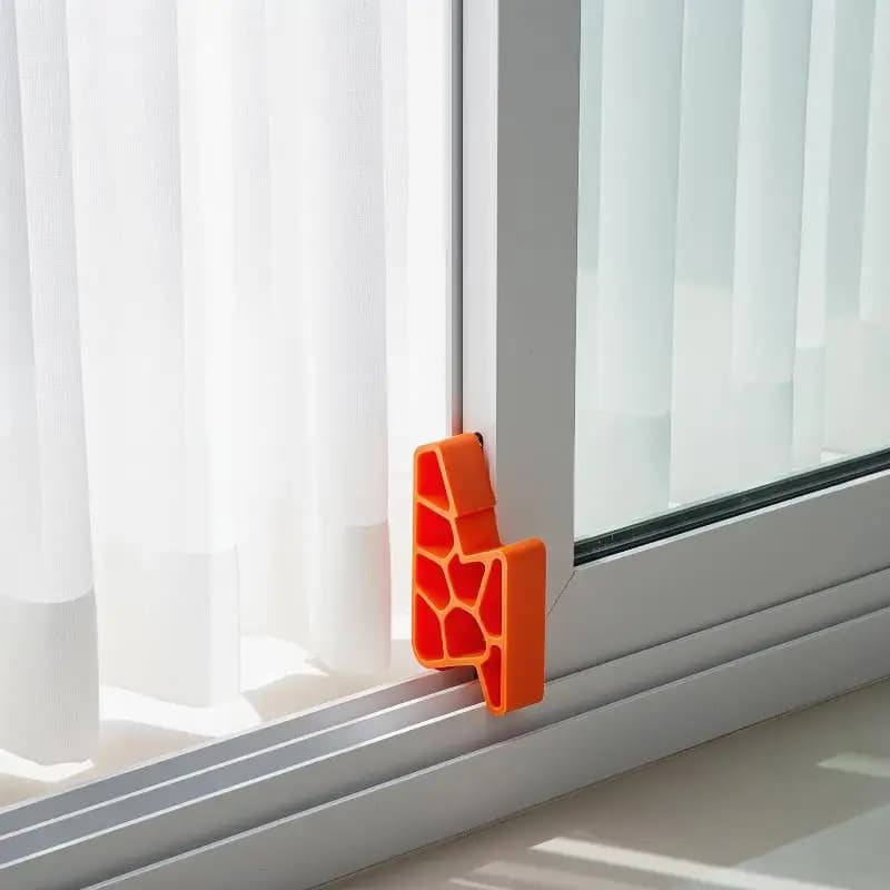 2pcs Heavy Duty Door Stopper Non-Slip Balcony Window Door Wedge For Home Office