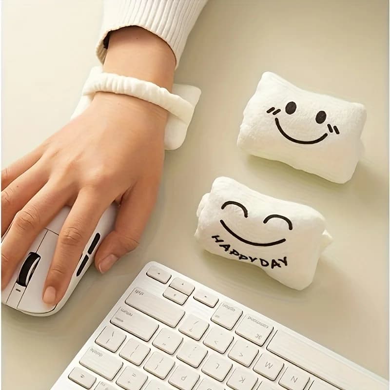 Cuscino in spugna Memory Cute, facile da trasportare, supporto per il polso, tappetino per mouse per computer da ufficio, laptop, leggero e comodo per la digitazione