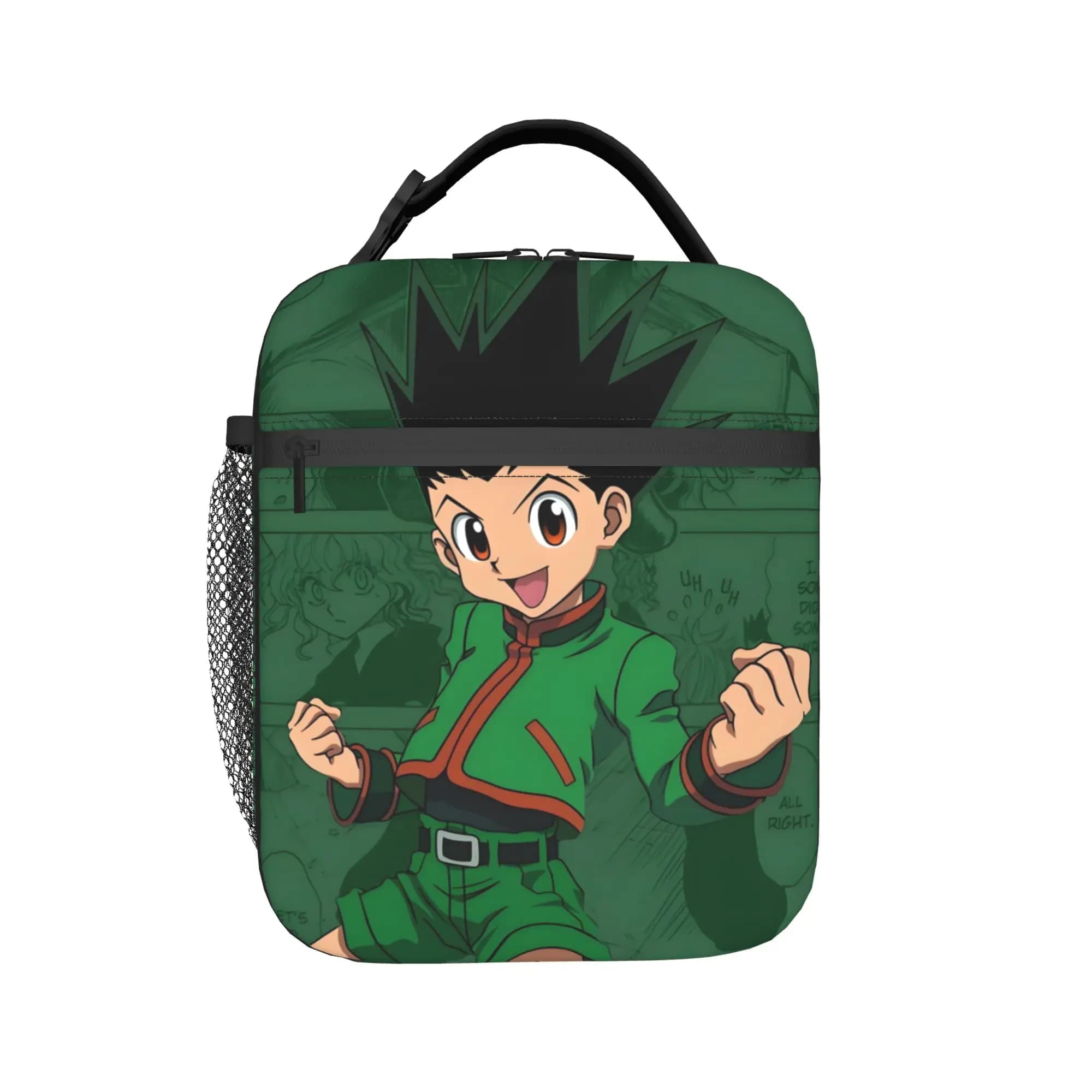 H-Hunters x Insulated Lunch Tote Bag Women Japan Anime Cartoon Gons Resuable Thermal Cooler Food Lunch Box Work School Travel
