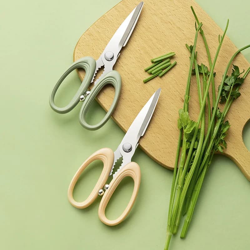 Kitchen knife cutter for chicken bones multifunctional stainless steel scissors cutter for flowers of shallot cutter for grilled meat