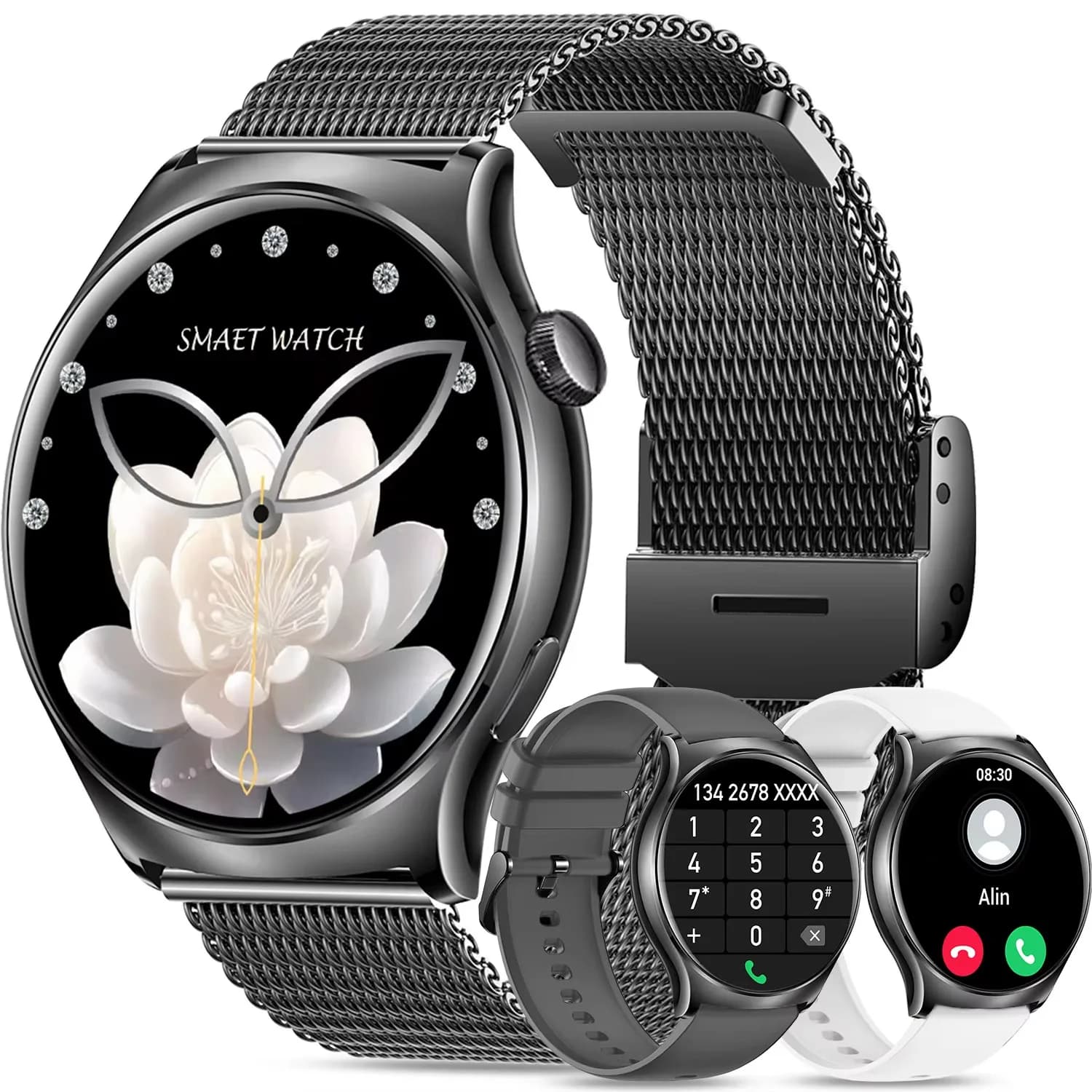 For Motorola Moto G24 Tecno Phantom V Fold Motorol Smart Watch Bluetooth Call Smartwatch Body Temperature Monitor Blood Pressure