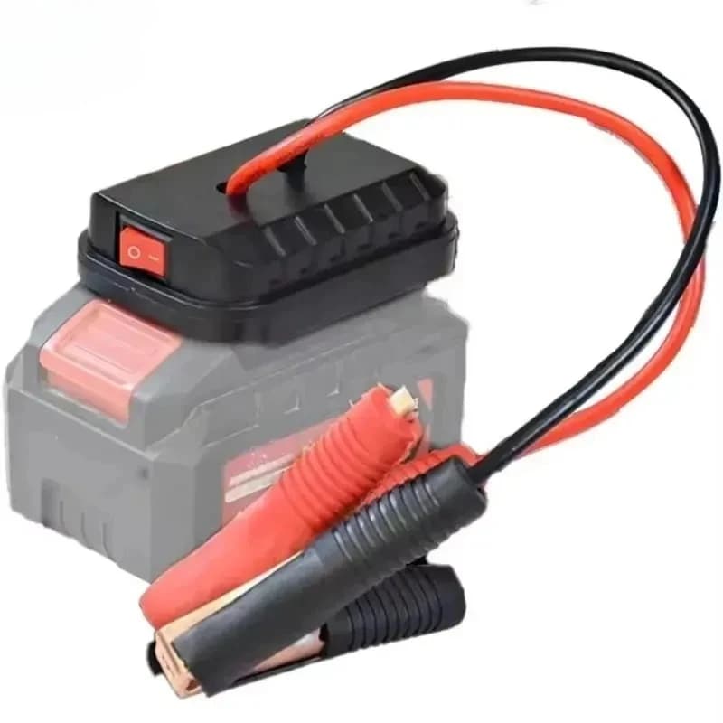1PCS Auto Avvio Di Emergenza Accenditore di Alimentazione Salto di Avviamento Glb 2 USB Chiave Elettrica/martello per Makita Batteria Al Litio Booster cavo