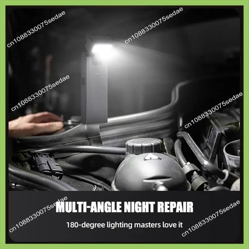 Y19A Torcia da lavoro magnetica ricaricabile COB adatta per lavoro notturno Lampada di emergenza Luce notturna Lampada per auto piccola