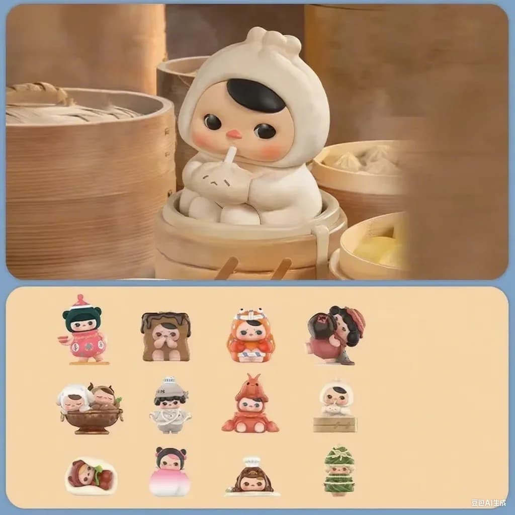 POP MART PUCKY The Feast Series Blind Box Toys Kawaii Anime Action Figure Caixa Caja Surprise Mystery Box Dolls Girls Gift