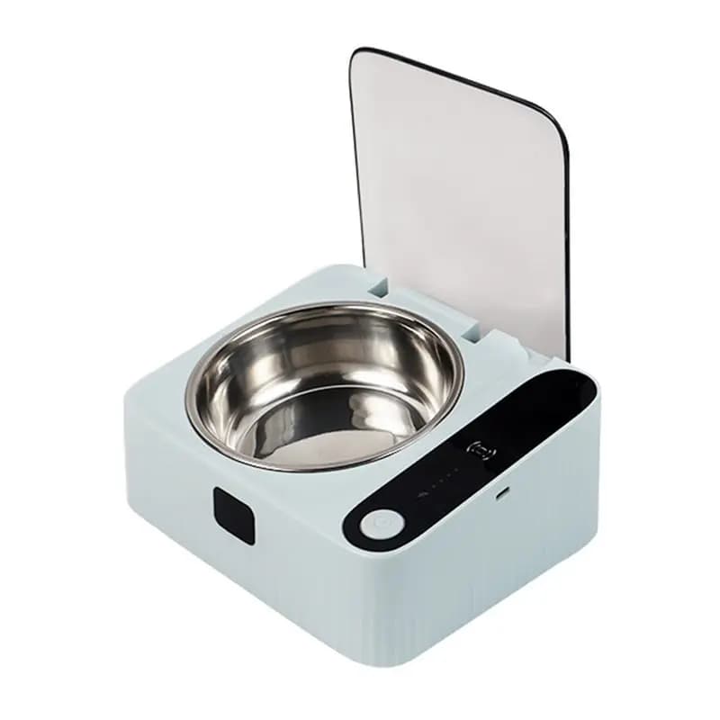 TFORU-Smart Infrared Sensor Automatic Opening Cat Bowl Stainless Steel Pet Food Bowl Motion Activated Lid