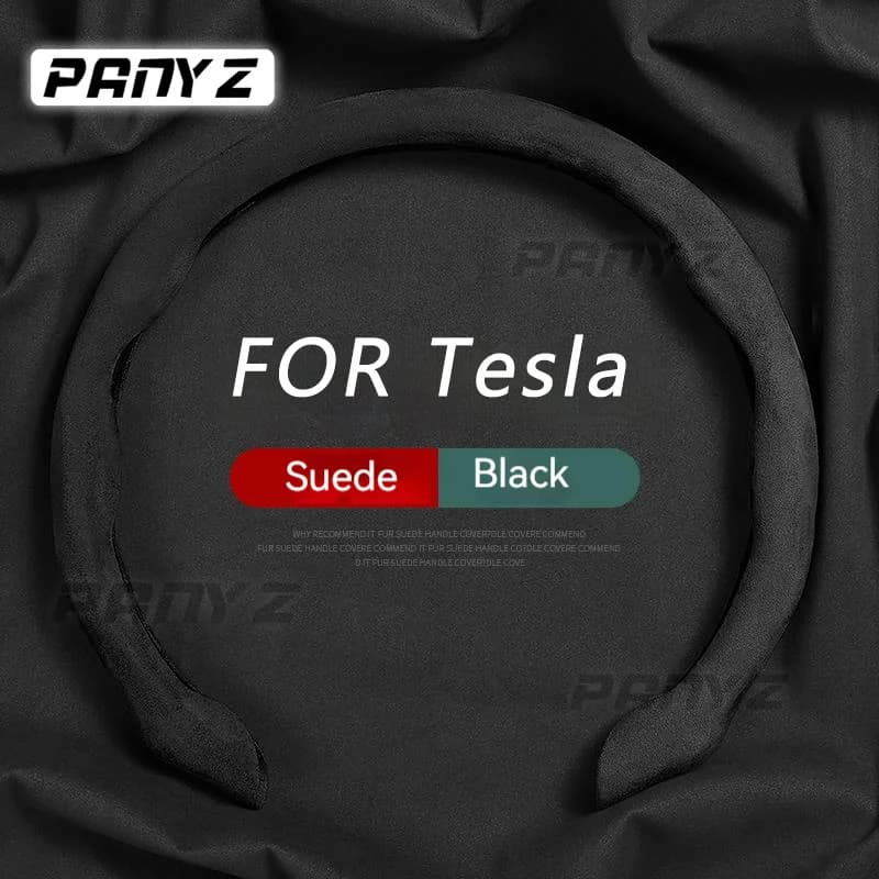 Exhausted leather steering wheel for car Summer cover absorbing sweat for Tesla Model 3 Y Model S Model X Car-styling Hot New car A2023 2022 2021
