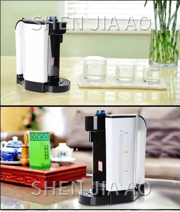 Bollitore elettrico a riscaldamento istantaneo termostato distributore d'acqua 2 secondi bollitore domestico a riscaldamento rapido piccolo desktop mini