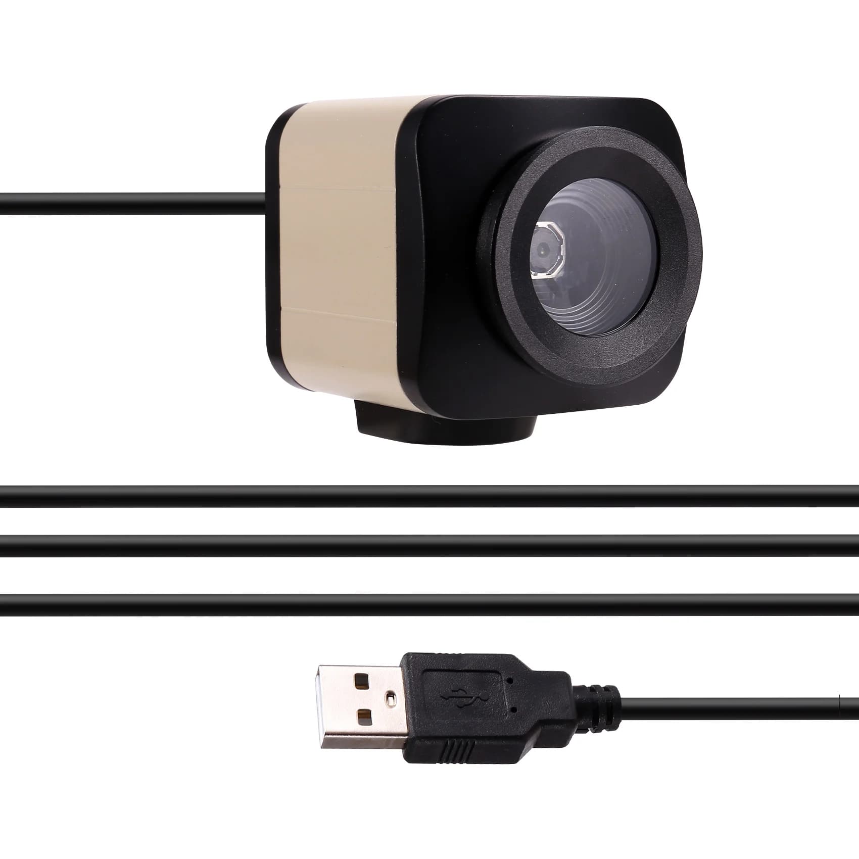 HD USB Webcam for PC with Mini Sensitive Metallica Box, 8MP IMX179 4K, Autofocus, for Video Streaming and Teaching
