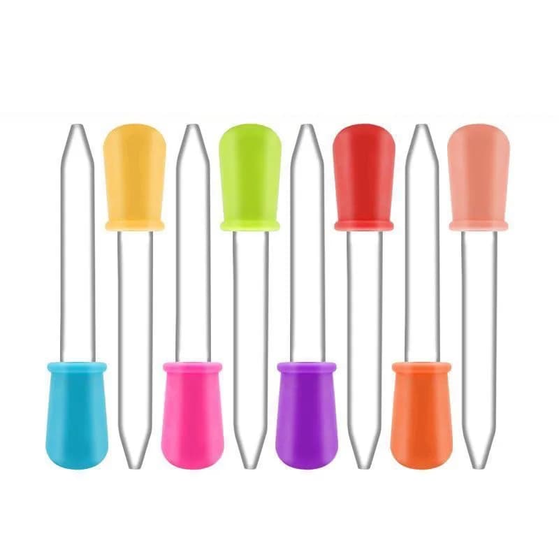 5/10 Pcs 5ml Small Silicone Plastic Pipe Counterfeiting Medicine Liquid Eye Eye Ear Pipette Tapes Lab Experimental Toys Gift