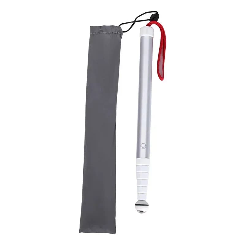 Titanium Pocket Retractable Stick 25-138 cm Telescopic Trekking Stick Steering Stick for Senior Blind