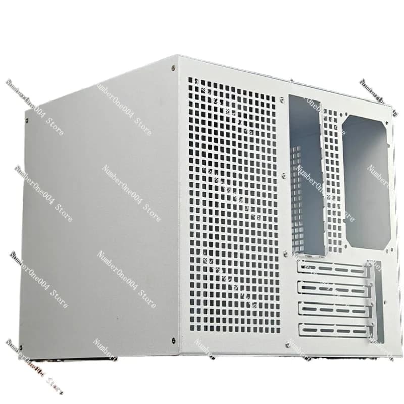 Chassis NAS a 8 Slot Nero con Alimentatore ATX/PCIe Full Height ATX, Adatto per Archiviazione Domestica Synology