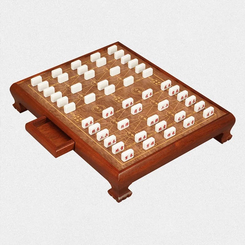 Classic Land Battle Chess War Game Junqi Backgammon Army Combat Chess Kriegspiel Child Puzzle Game PU or Plastic Chessboard
