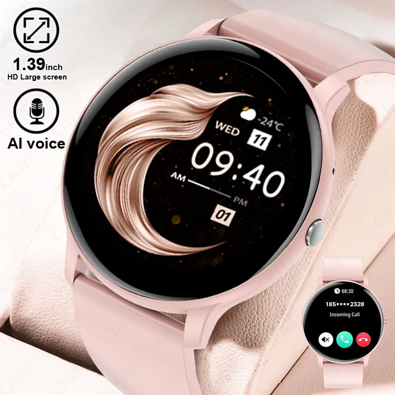 LIGE 2026 Smartwatch for Women and Men, Gift for You and Him, Sports and Fitness Watch, Cardiaca Frequency Monitoring, Waterproof, Compatible with Android and iOS