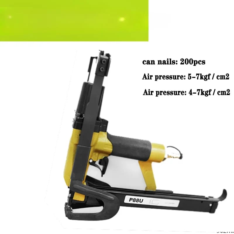 PER P88U Pistola per chiodatura pneumatica Marrone Pistola per nave 200 pezzi Per Naling Divano Cuscino Coperta di stoffa Pistola sparachiodi pneumatica Cucitrice ad aria
