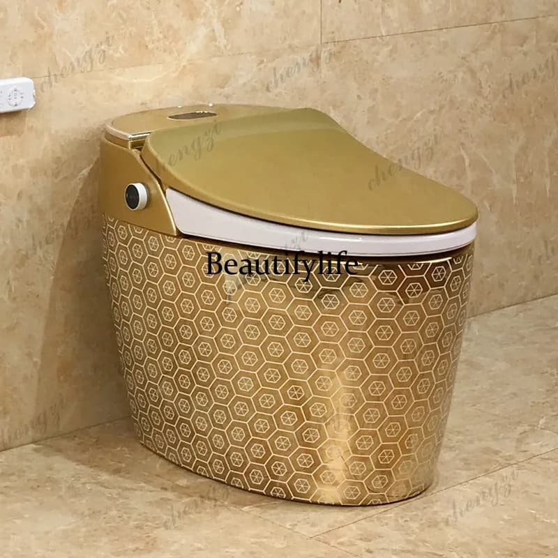 S178 smart toilet integrated color gold one-piece toilet titanium constant temperature automatic induction multi-function