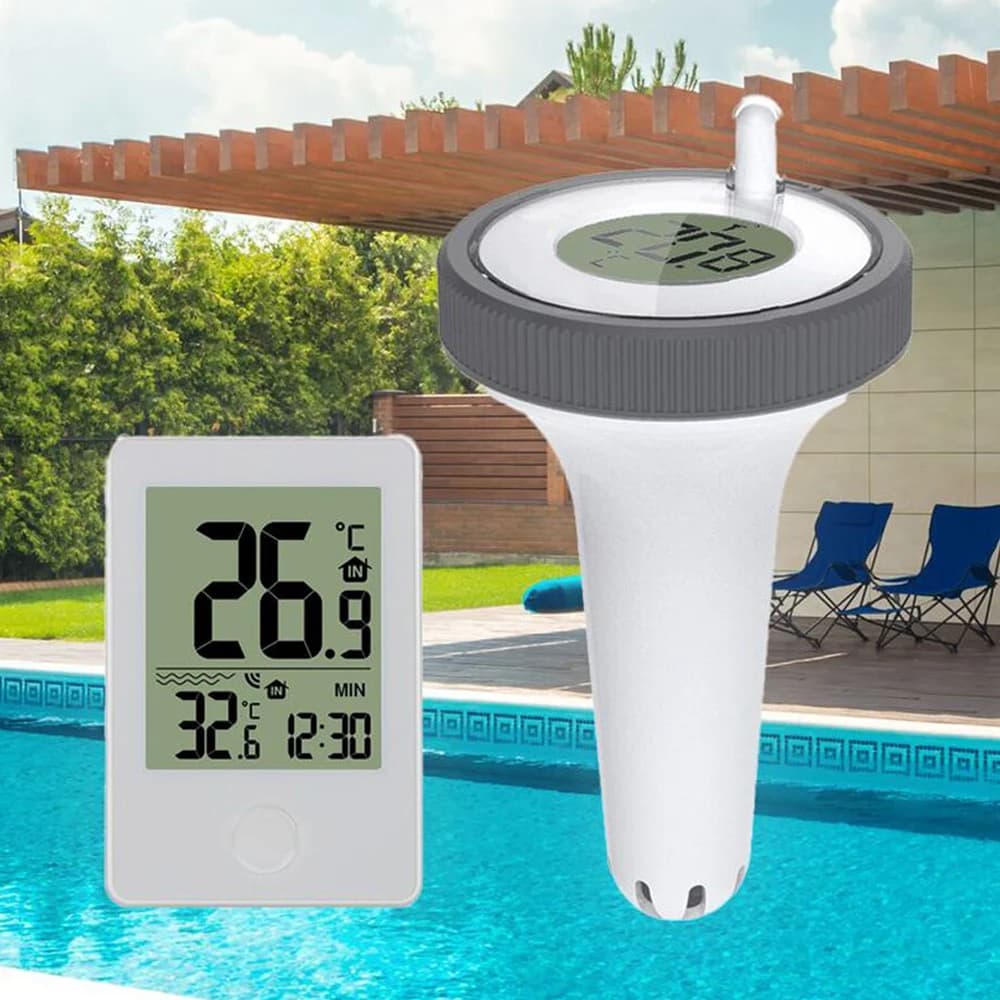 Digital Thermometer for Floating Pool Wireless Floating Temperature Indicator for Pool Bathroom Aquarium
