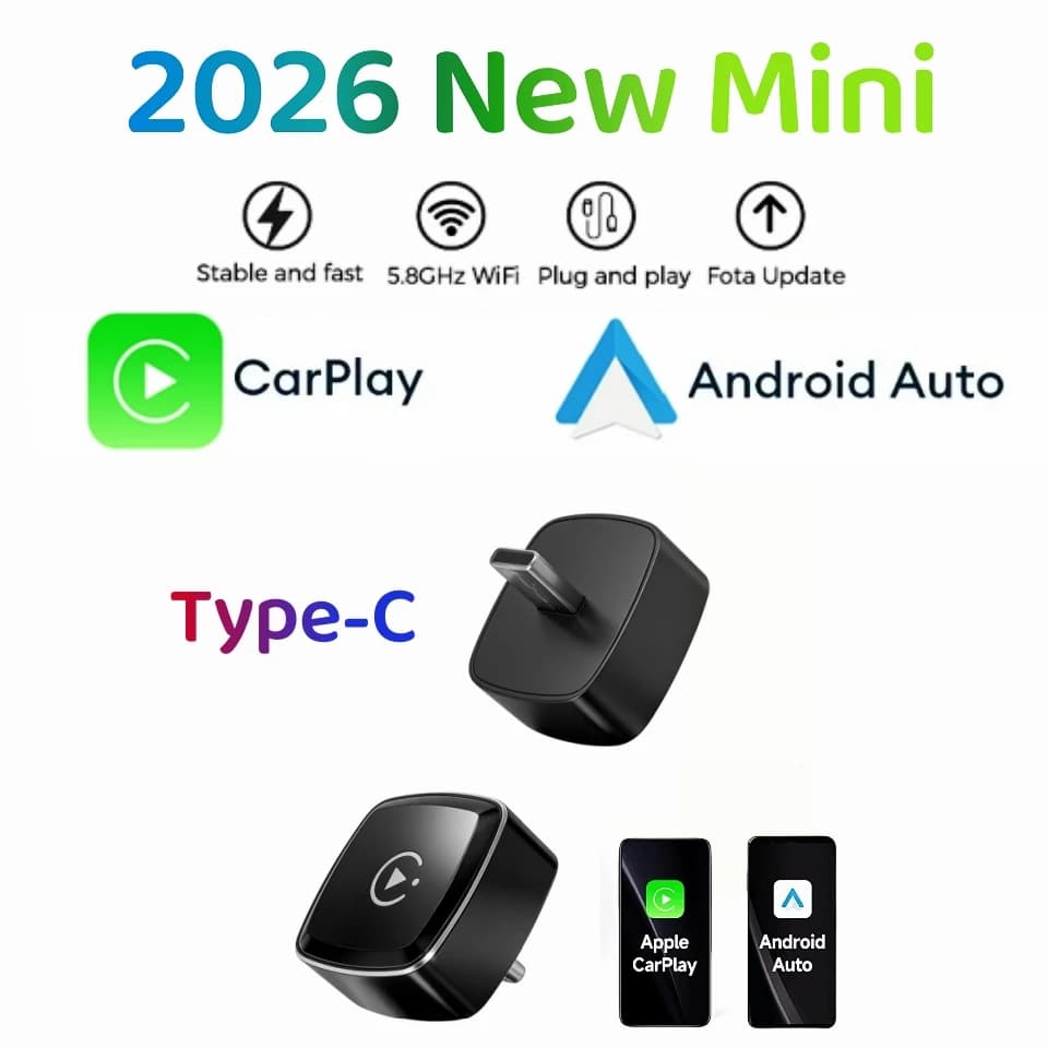 Spedal 2025 Last wireless carplay Apapter USB CarPlay and Android Auto, type C port, wireless cable convert, Plug & Play, Auto- C