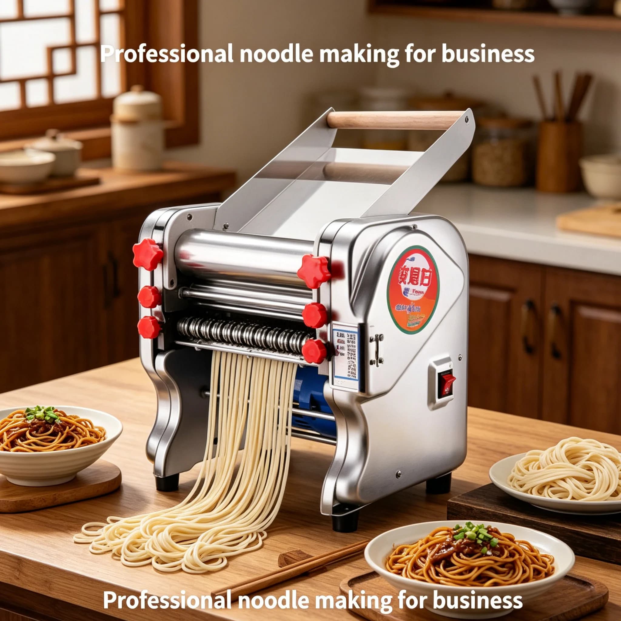Macchina impastatrice per pasta ad alta efficienza in acciaio inox per uso alimentare, per la produzione di pasta fresca
