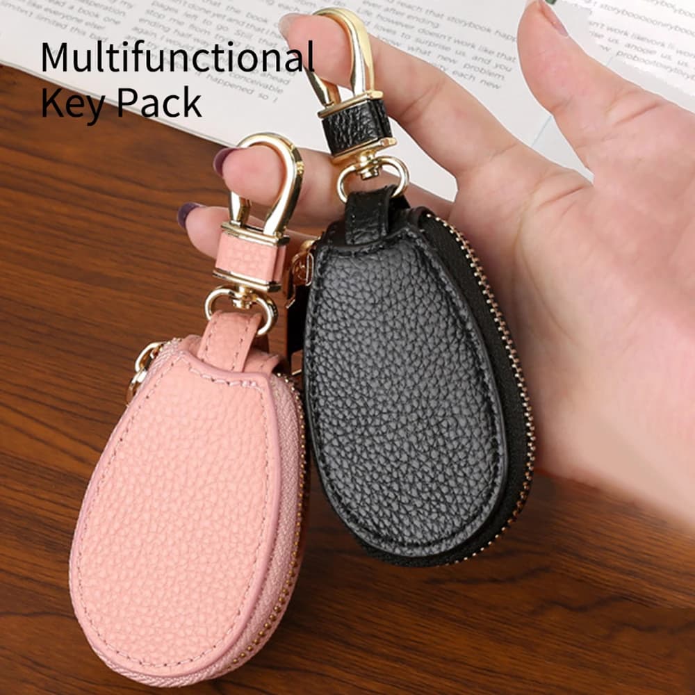 Mini Car Key Bag Men And Women General Storage Box Creative Fashion Simple Hanging Decoration Waterproof Zipper Key Chain