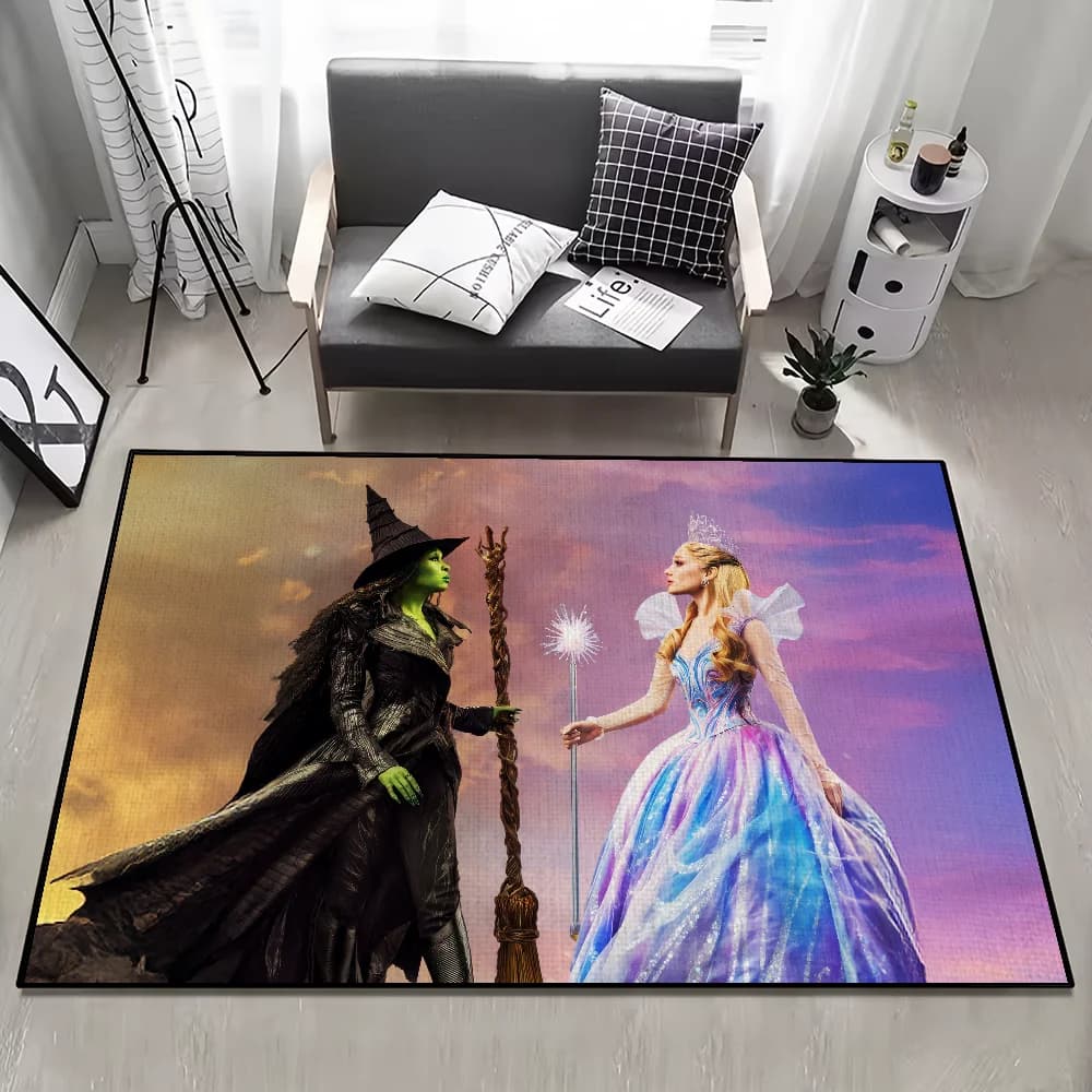 Film fantasy musicale w-wicked per un buon piccolo tappeto Tappeto Decorazioni per la casa Tappetino per camera da letto Corridoio Balcone Ingresso Decorazione zerbino