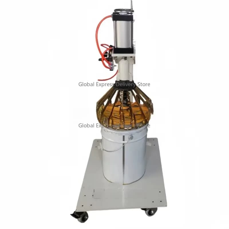 Automatic Viscous Liquid Filling Machine for Wall Putty Paste & Oil Paint Bucket/Tank