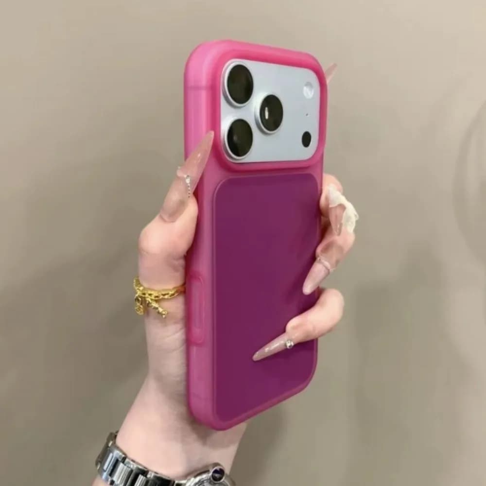 Protective Case Luxury Effect Gelatinous Cream Anti-shock for iPhone 17 16 15 Pro Max, Colors Macaron Opachi, Simple and Rigid Official Cover