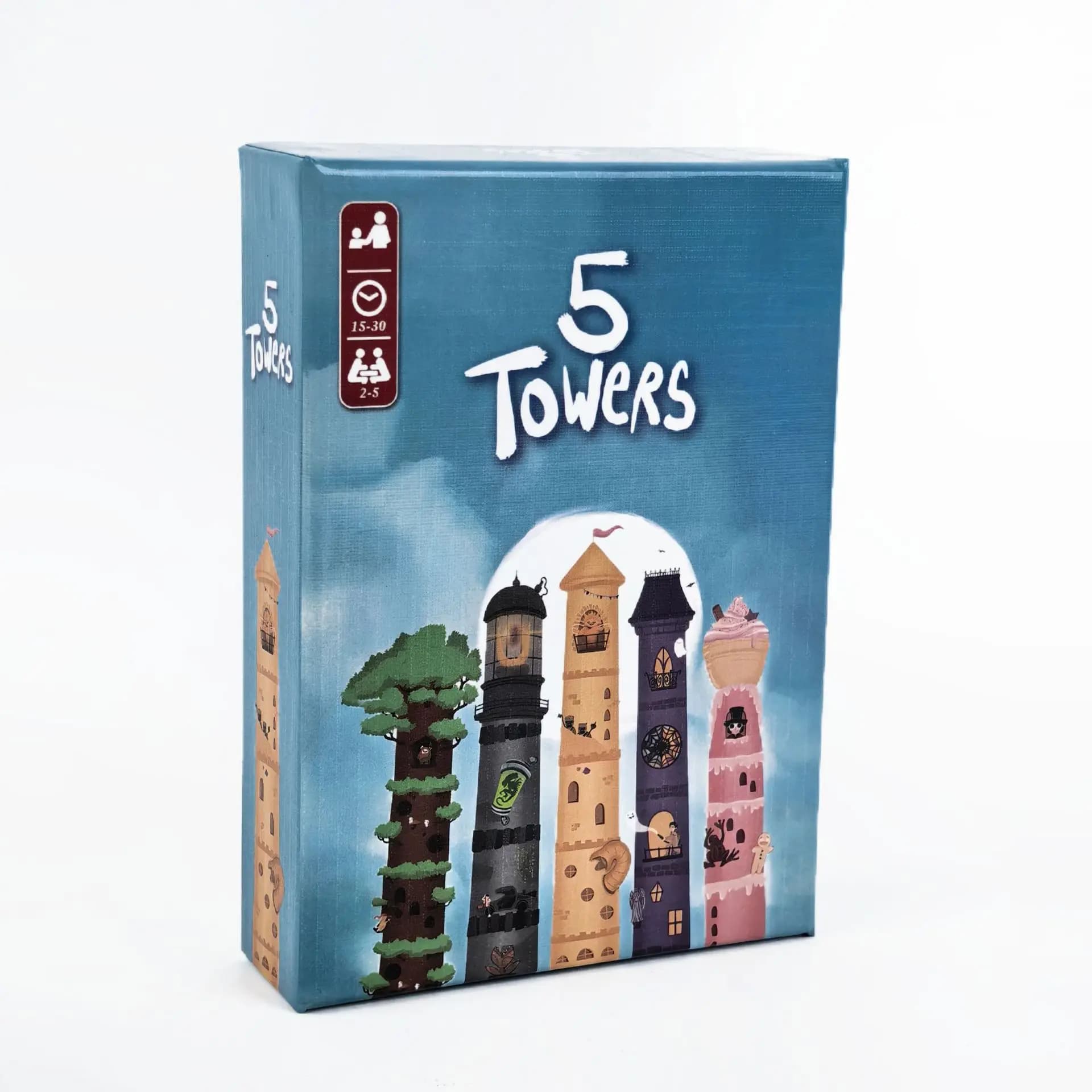 5 torce strategia impilabile torre puzzle gioco da tavolo raccolta per il tempo libero 2-5 giocatori carta veloce divertente gioco di strategia